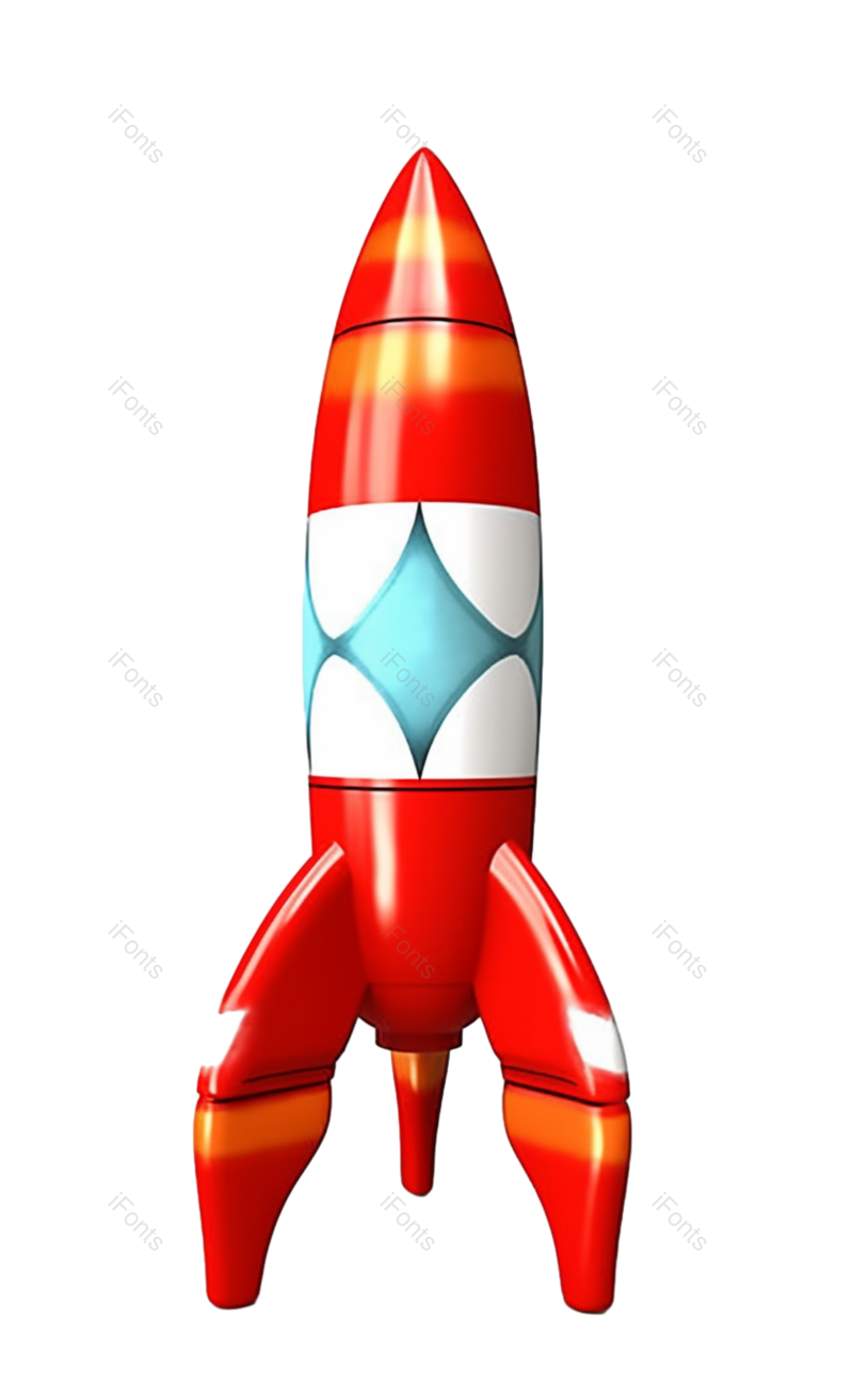 火箭图片,白色元素,白色背景PNG,太空免抠素材